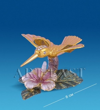 Композиция «Колибри на цветке» с цв.кр. Юнион YOY6F6