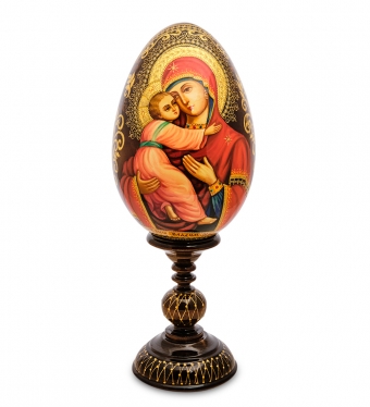 Яйцо-Икона «Владимирской Божьей Матери» Овечкина М. В. CH5OES