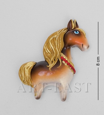 Магнит гипсовый «Лошадь с ожерельем» эк. A8W8J8