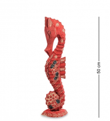Фигурка «Морской конек» набор из трех 50,40,30 см батик, о.Ява IQRV21