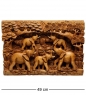 Панно резное «Пять слонов-символ мудрости» суар, о.Бали C350WL