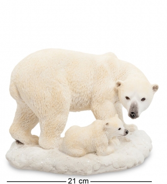 Статуэтка «Белый медведь с детенышем» G9Z86E
