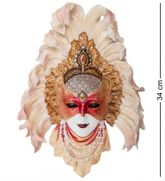 Венецианская маска «Перо павлина» 8CKU97