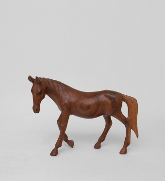 Статуэтка «Дикая лошадь» 25 см суар POVXL9