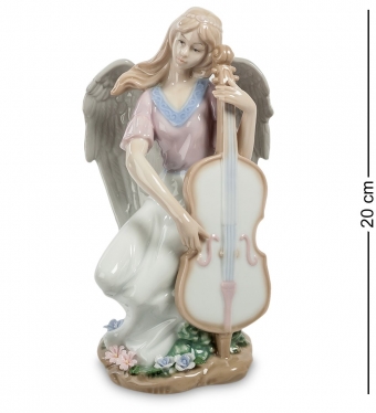 Статуэтка ангел «Волшебная виолончель» Pavone WOW635