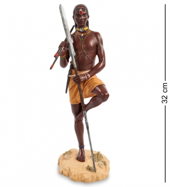 Статуэтка «Воин племени Масаи» JXQZI1