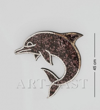 Панно «Дельфин» мал. мозаика, о.Бали 4SY02I
