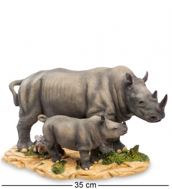 Статуэтка «Носорог с детенышем» LVHZEN