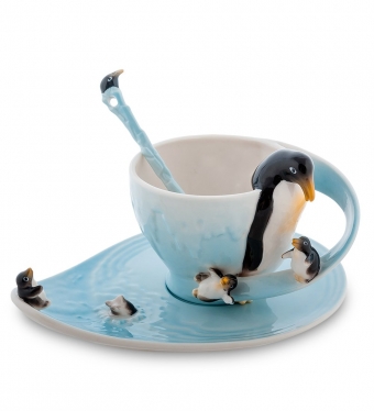 Чайная пара «Пингвины» Pavone TFP4D0