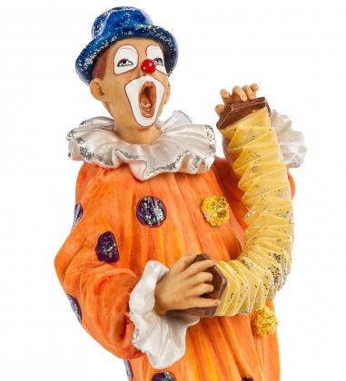 Статуэтка «Клоун с гармошкой» W1FG3Z