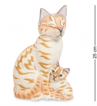 Фигурка «Кошка с котенком» о.Бали B5H9HR