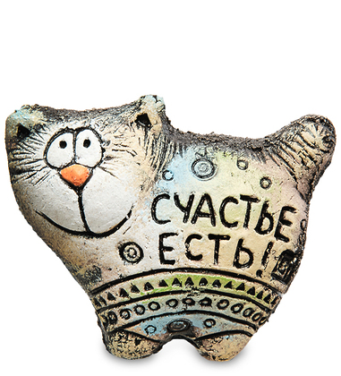 Фигурка «Кот Ешка» шамот QJXBKK