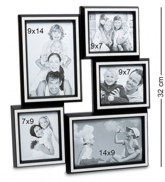 Панно-Фоторамка «Семейная история» на 5 фото: 10х15, 9х7, 7х9, 15х10 1939ZI