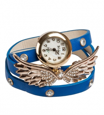 Браслет-часы «Крылья Ангела» синий HMCGTF