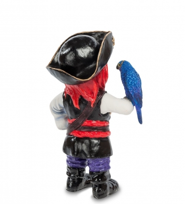 Статуэтка в стиле Фэнтези «Капитан пиратов и его попугай» C07BAP