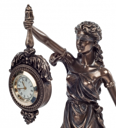 Статуэтка-часы «Фемида-богиня правосудия» 4MBDAC