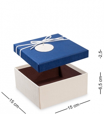 Коробка «Прямоугольник» цв.бел./син. K7ZM30