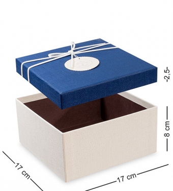 Коробка «Прямоугольник» цв.бел./син. 9V4Q2G