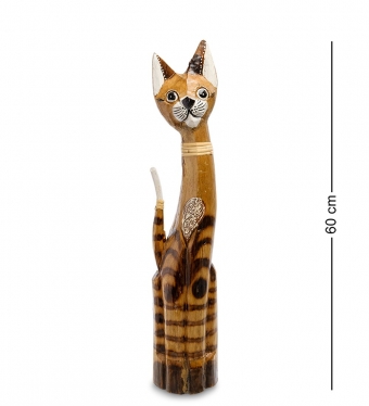 Статуэтка «Кошка» 60 см албезия, о.Бали PGRX4M