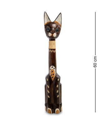 Статуэтка «Кошка» 60 см албезия, о.Бали VCG9M0