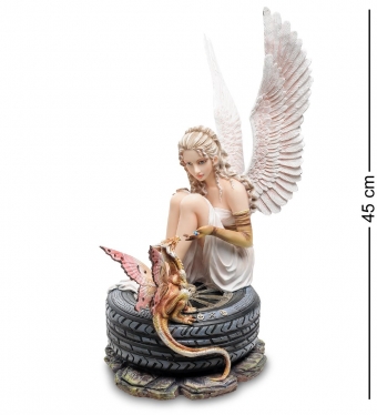 Статуэтка «Ангел на автошине с драконом» GNQ58F