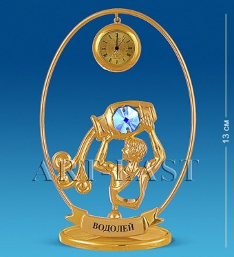 Фигурка с часами «Знак Зодиака-Водолей» Юнион 8CP3DB