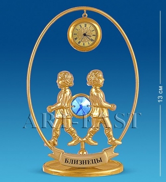 Фигурка с часами «Знак Зодиака-Близнецы» Юнион ANLI28