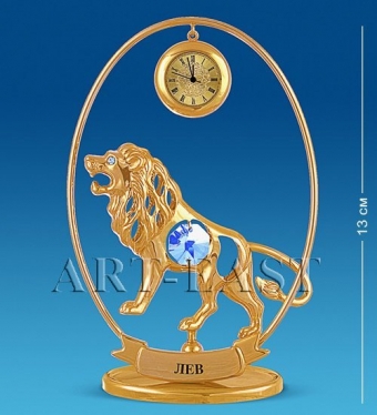 Фигурка с часами «Знак Зодиака-Лев» Юнион FTSSGC