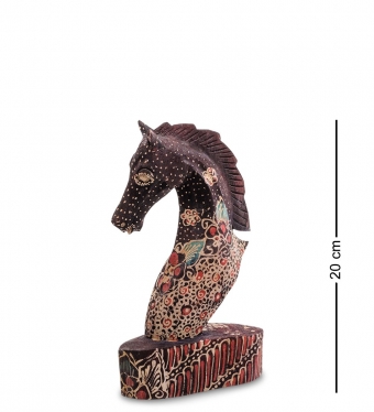 Фигурка «Лошадь» батик, о.Ява сред 20 см YI9C76