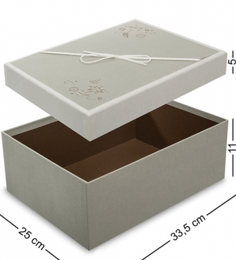 Коробка «Прямоугольник» цв.серый L4OK59