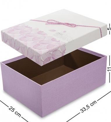 Коробка «Прямоугольник» цв.лавандовый CHKZFN