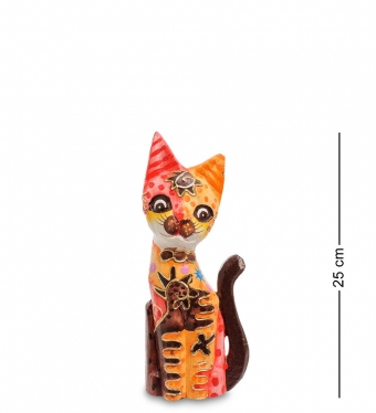 Фигурка «Кошка» сред. 25 см албезия, о.Бали QY60KK