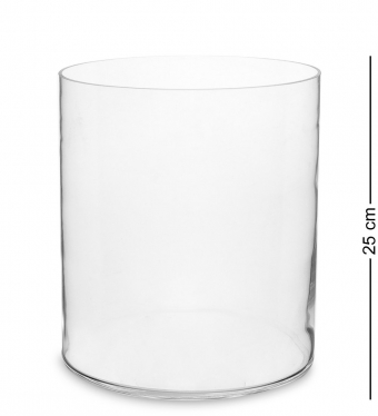 Ваза-цилиндр стеклянная 25 см Неман LJP7FK