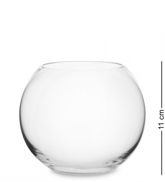 Ваза-шар стеклянная диаметр 14 Неман FNRLI6