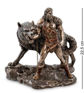 Статуэтка «Тюр-бог воинской храбрости и Враг богов-Фенрир» QOUGIR