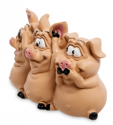 Статуэтка «Трио мудрых свиней» JEPO1G
