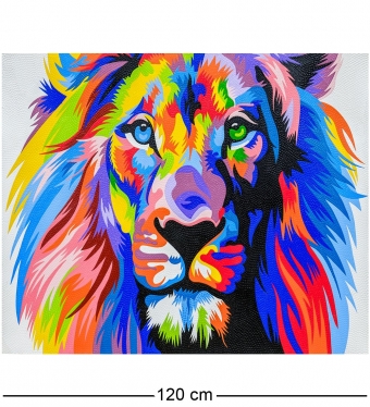 Картина «Радужный лев» 5UGF9Z