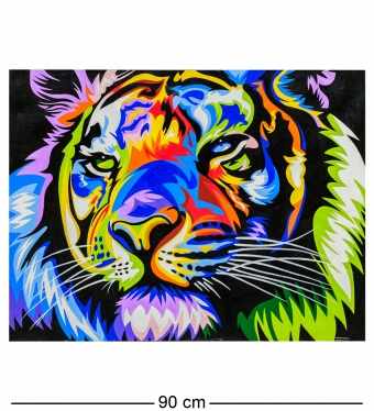 Картина «Радужный тигр» 2BMTK4