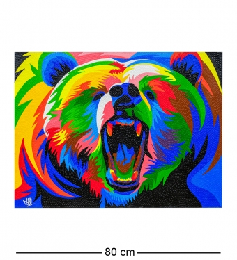 Картина «Радужный медведь» KFA1IK
