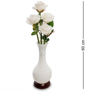 Розы в вазе с LED-подсветкой I4BK0R