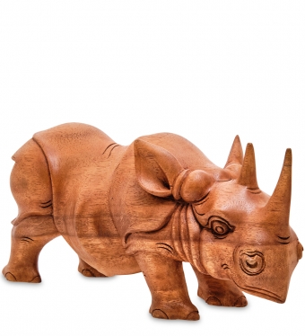 Статуэтка «Носорог» суар, о.Бали OUO776