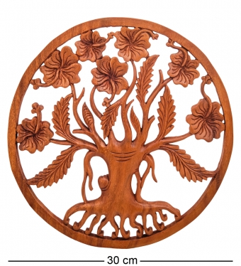 Панно резное «Дерево жизни» суар, о.Бали U1XMYD