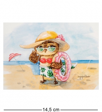 Почтовая открытка «Солнце! Море! Пляж!» 14,8х10,5 W1JMVM