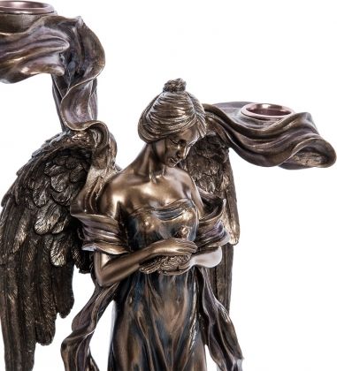 Статуэтка-Подсвечник «Ангел с голубем» M72FR8