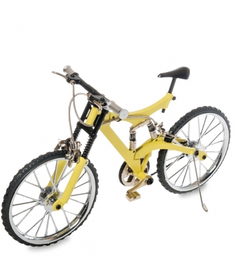 Фигурка-модель 1:10 Велосипед горный «MTB» желтый 92KOTB