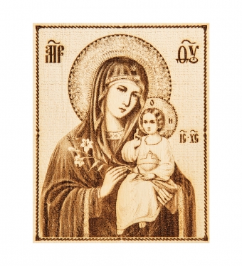 Икона малая Божией Матери «Неувядаемый цвет» 511DEX