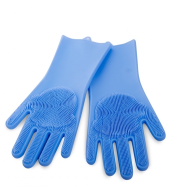 Перчатки хозяйственные синие LYZFIV