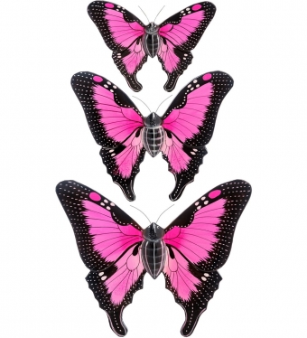 Панно «Трио бабочек» о.Бали UOSPL6
