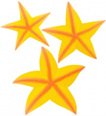 Панно «Морская звезда» набор из трех о.Бали QX725Y