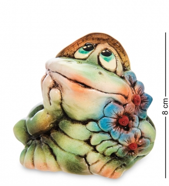 Фигурка керамическая «Лягушка в шляпке» OZOID3